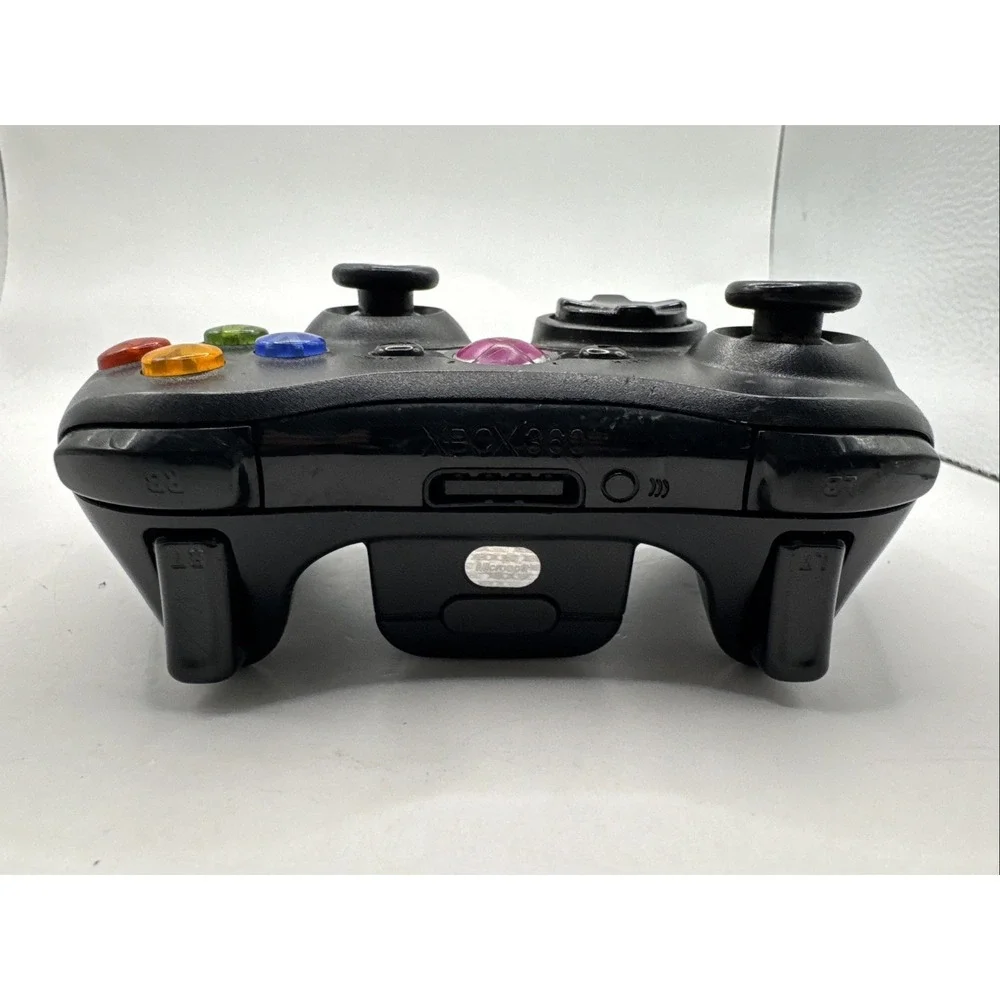 Official Microsoft Xbox 360 Black Wireless Controller! ~ Works Great! Authentic!
